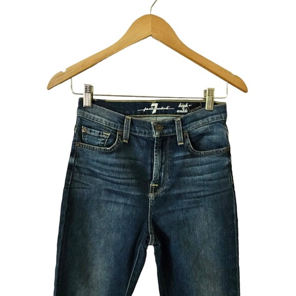 Seven For All Mankind Jeans High Waist Ankle Gwenevere 25 - Picture 3 of 4